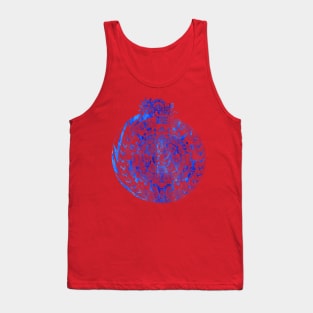 blue quetzalcoatl ecopop pattern Tank Top